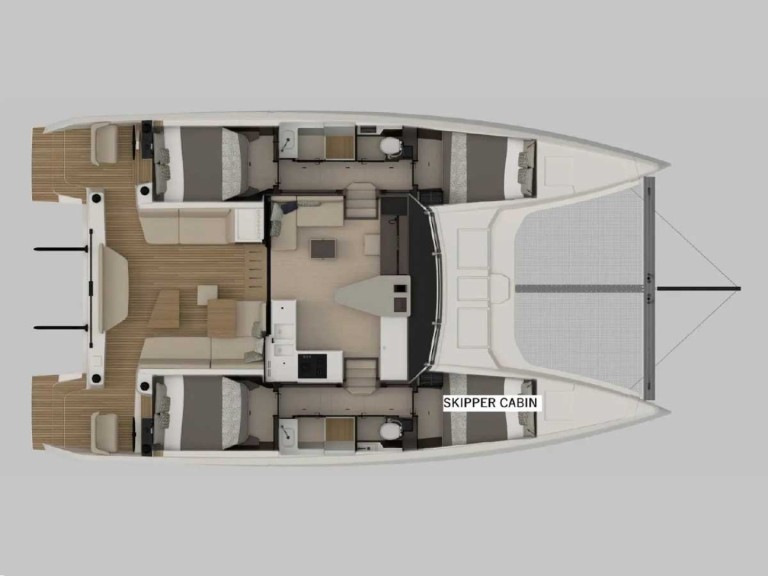 Bareboat Rental Catamaran Nautitech with a boat licence