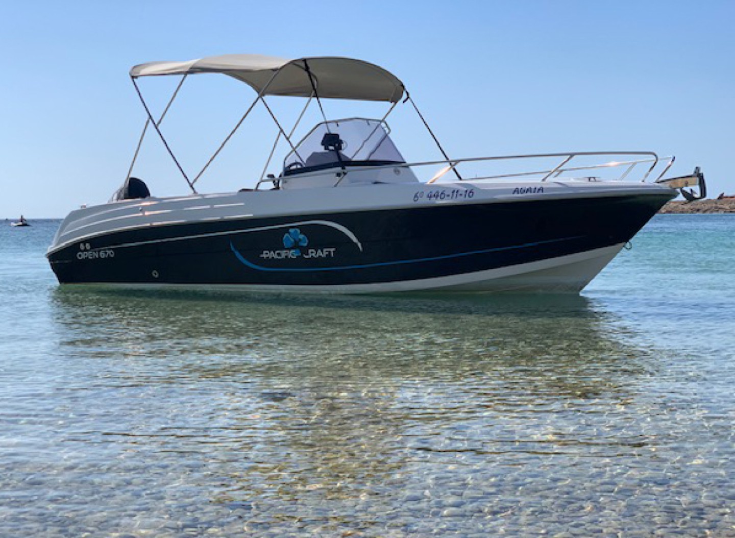 Rent a Motorboat Pacific Craft 670 in Ibiza Town (Capritxu