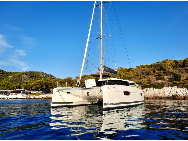 Catamaran rental with or without captain Fountaine Pajot Kallithea