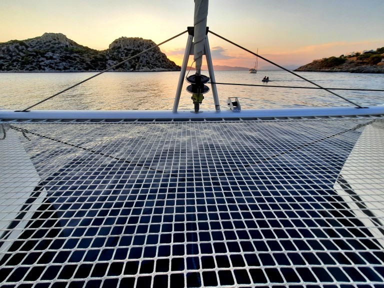 Bareboat Rental Catamaran Fountaine Pajot with a boat licence