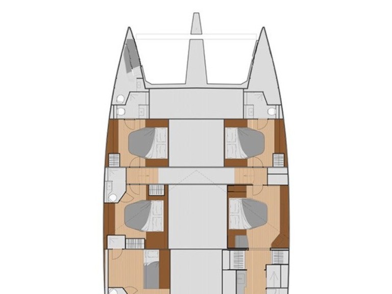 Catamaran rental with or without captain Fountaine Pajot Cogolin