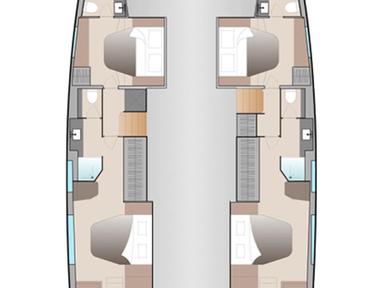 Catamaran rental with or without captain Fountaine Pajot Seget Donji