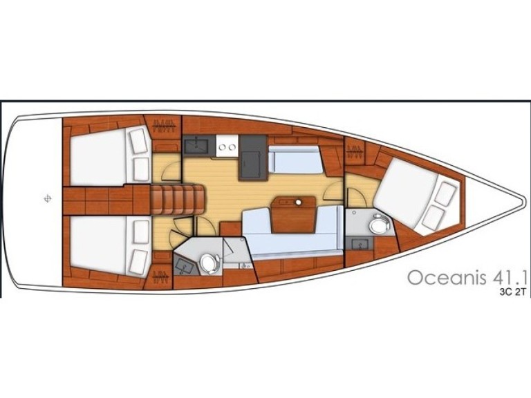 Sailboat rental in Puntone - Bénéteau Oceanis 41.1