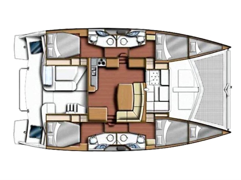 Catamaran for rent Sant Antoni de Portmany at the best price