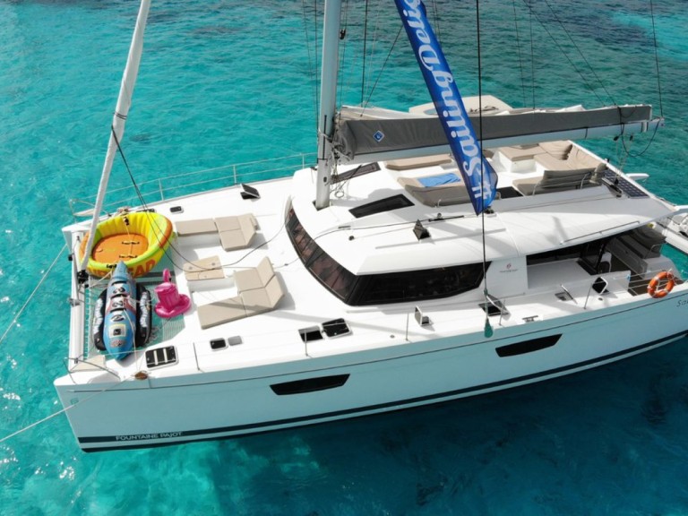 Fountaine Pajot Saba 50 charter bareboat or captained in  Olbia