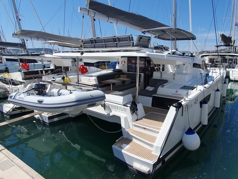 Catamaran rental in Seget Donji - Fountaine Pajot Elba 45