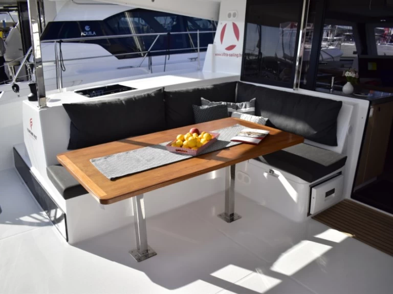 Bareboat Rental Catamaran Fountaine Pajot with a boat licence