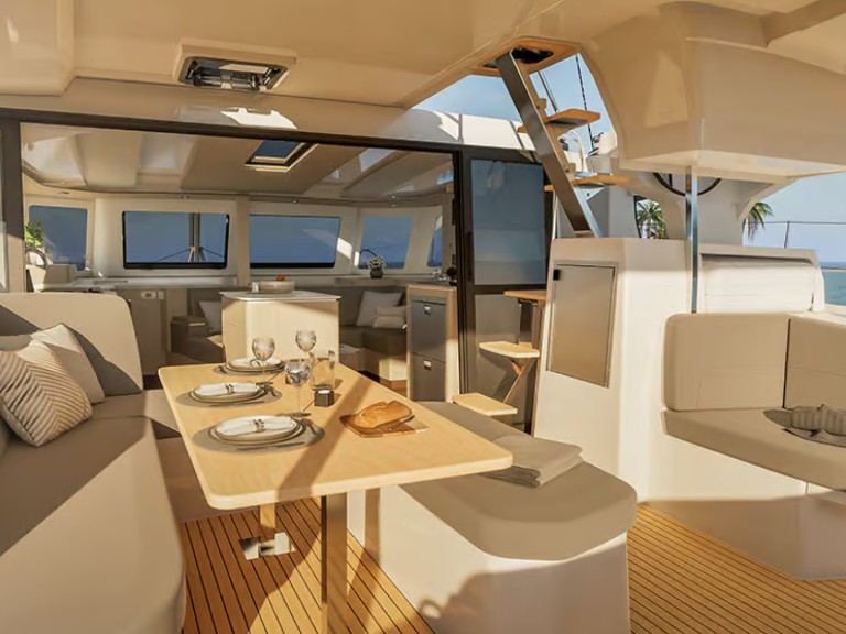 Bareboat Rental Catamaran Fountaine Pajot with a boat licence