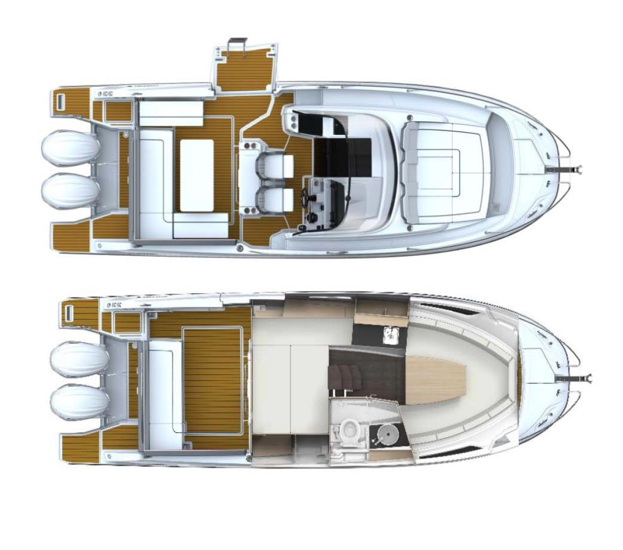 Motorboat rental in Empuriabrava - Jeanneau Cap Camarat 9.0 WA