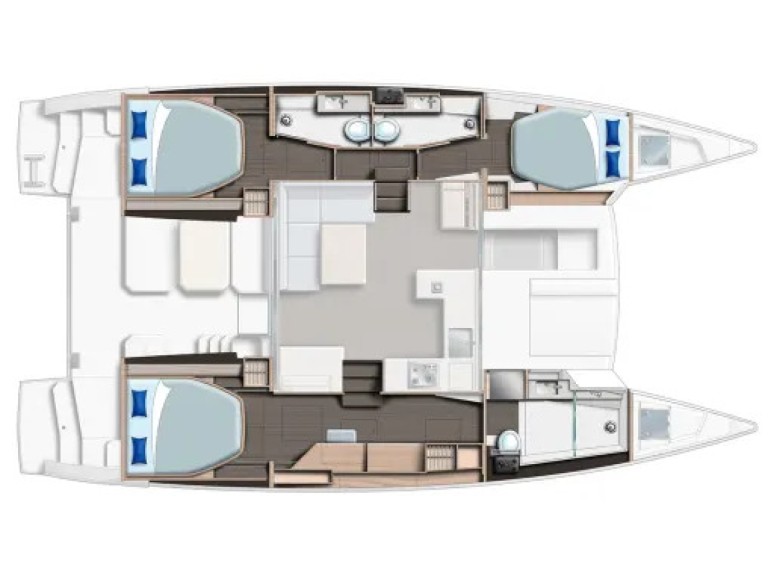 Catamaran rental with or without captain Leopard Rodney Bay