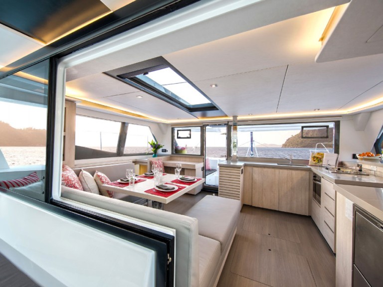Bareboat Rental Catamaran Leopard with a boat licence