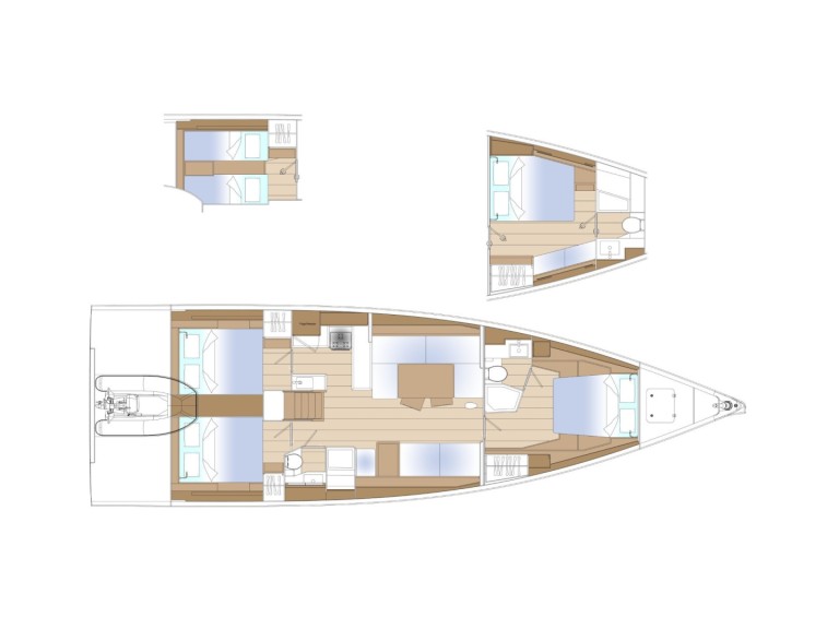 Sailboat rental with or without captain Solaris Salerno