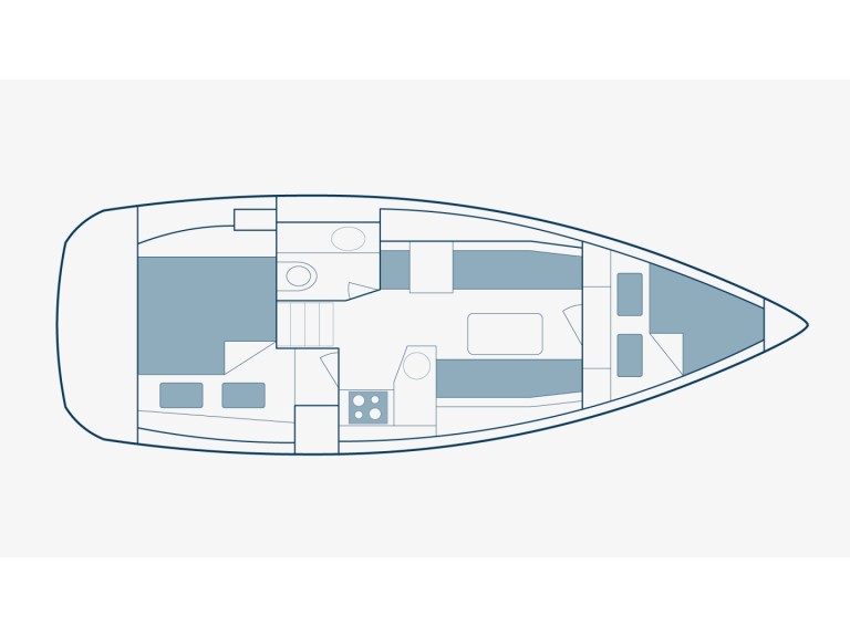 Bareboat Rental Sailboat Jeanneau with a boat licence