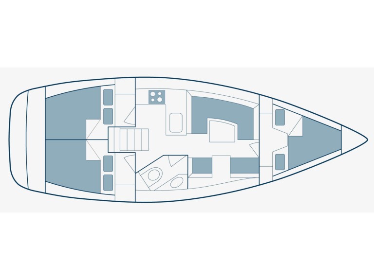 Boat rental Elan Impression 344 in Kórfos on Samboat