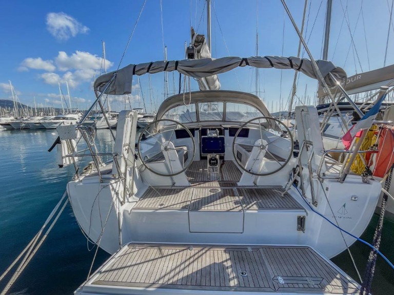 9 Hanse 388 charter bareboat or captained in  Bandol