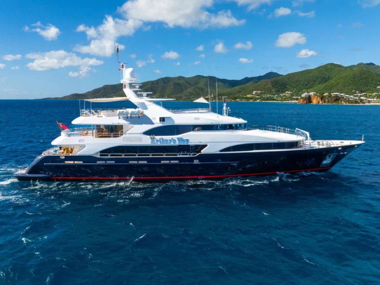 Luxury Yacht rental in Saint Martin - Benetti ARTHUR'S WAY 143