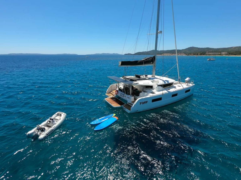Lagoon YOFF charter bareboat or captained in  French Riviera