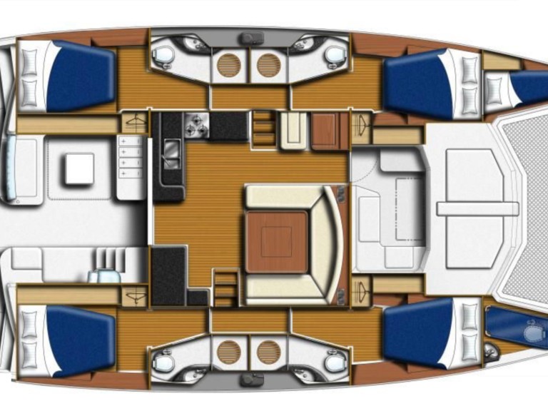 Robertson and Caine Leopard 48 charter bareboat or captained in  Palmeira