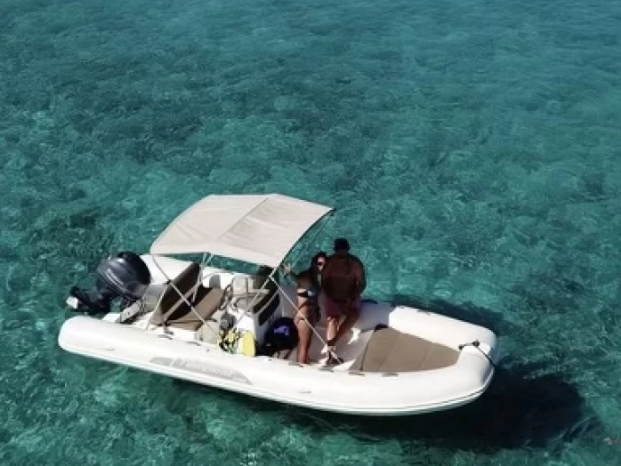 Bareboat Rental RIB Capelli with a boat licence