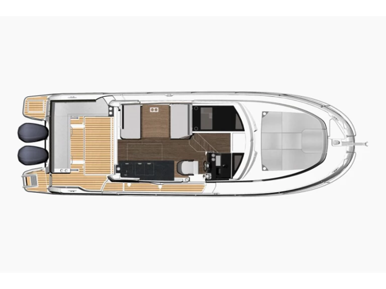 Motorboat rental with or without captain Jeanneau Zadar
