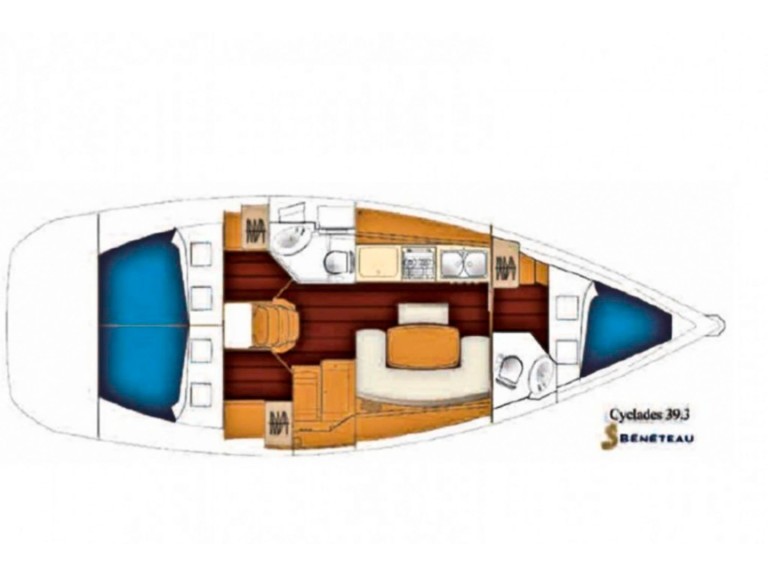 Bénéteau Beneteau Cyclades 39.3 Refited 2022  in Corfu on SamBoat