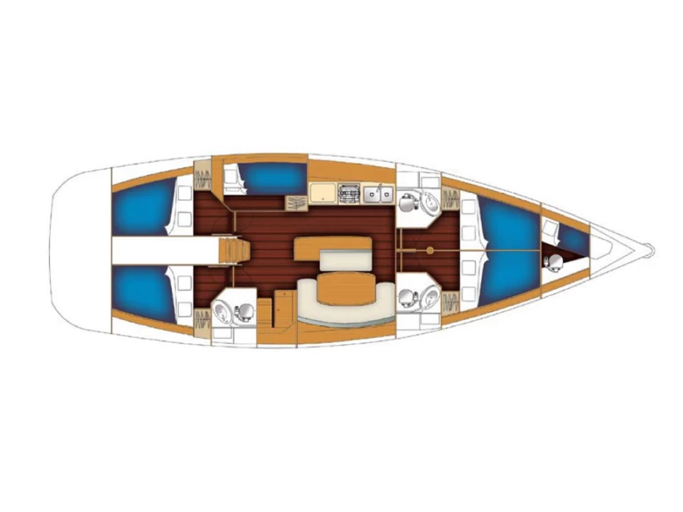 Sailboat rental in Corfu - Bénéteau beneteau Cyclades 50.5 Refited 2022