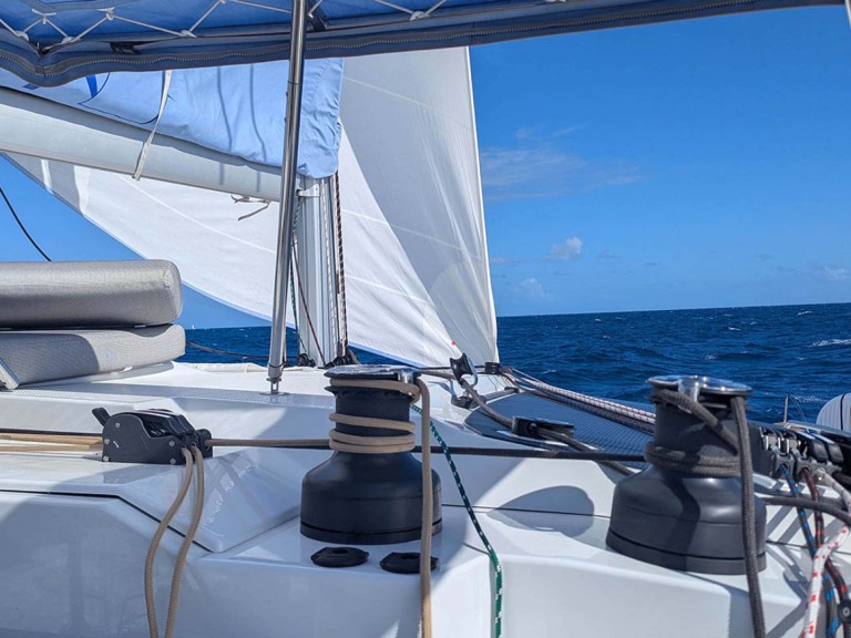 Bareboat Rental Catamaran Fountaine Pajot with a boat licence