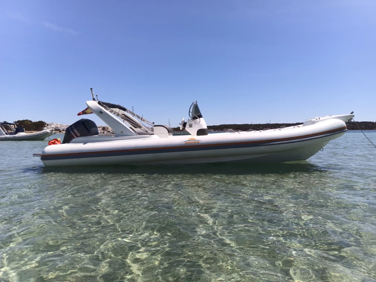 Sunshine 745 charter bareboat or captained in  Marina Formentera