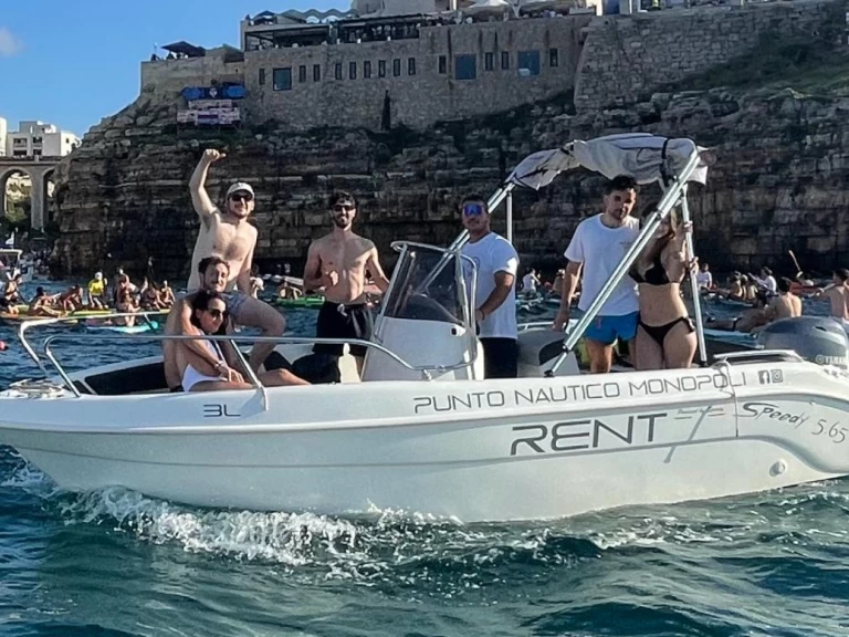 Motorboat rental in Monopoli - speedy 565 New