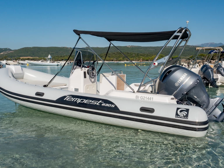 Capelli Tempest 630 charter bareboat or captained in  Porto-Vecchio