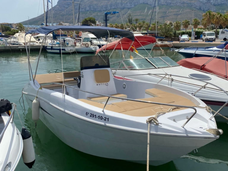 Astilux Ax-600 Open charter bareboat or captained in  Valencia