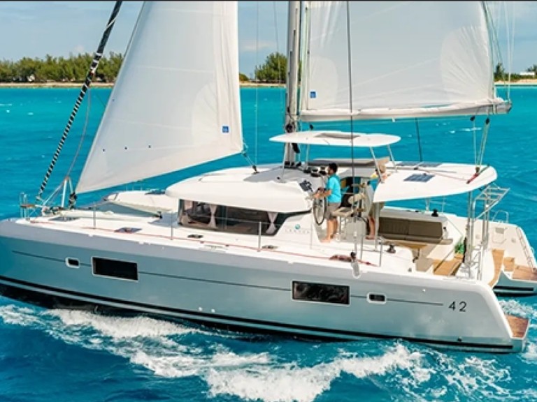 Catamaran rental with or without captain Lagoon Le Marin