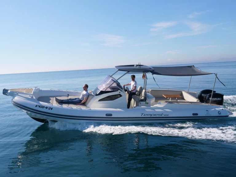 Yacht charter Roses cheap Tempest 1000 Open