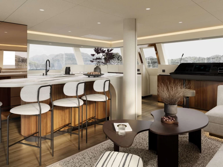 Bareboat Rental Luxury Yacht Sunreef with a boat licence