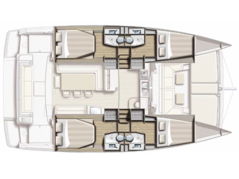 Catamaran rental with or without captain Bali Catamarans Tikehau