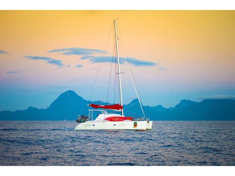 Bareboat Rental Catamaran Lagoon with a boat licence
