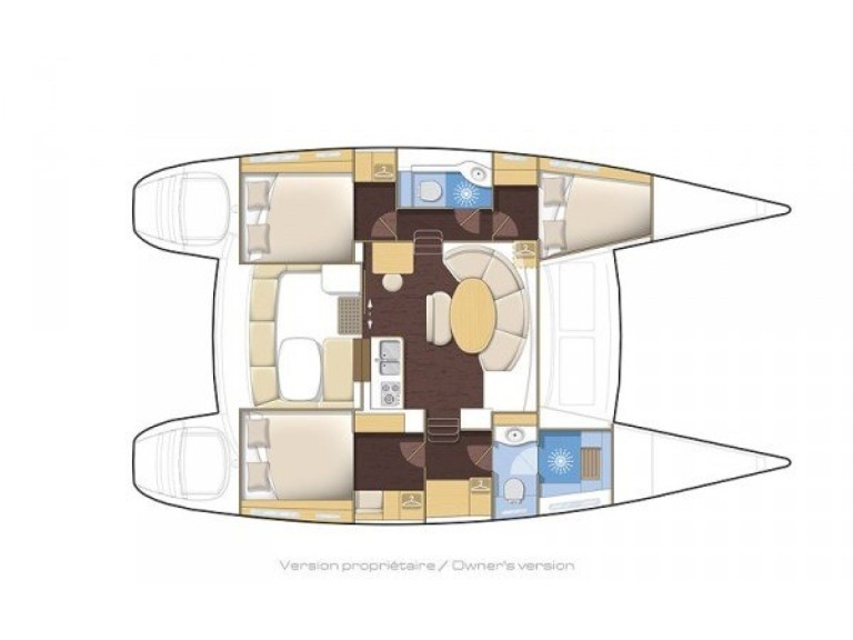 Boat rental Lagoon Lagoon 380 S2 in Rangiroa on Samboat