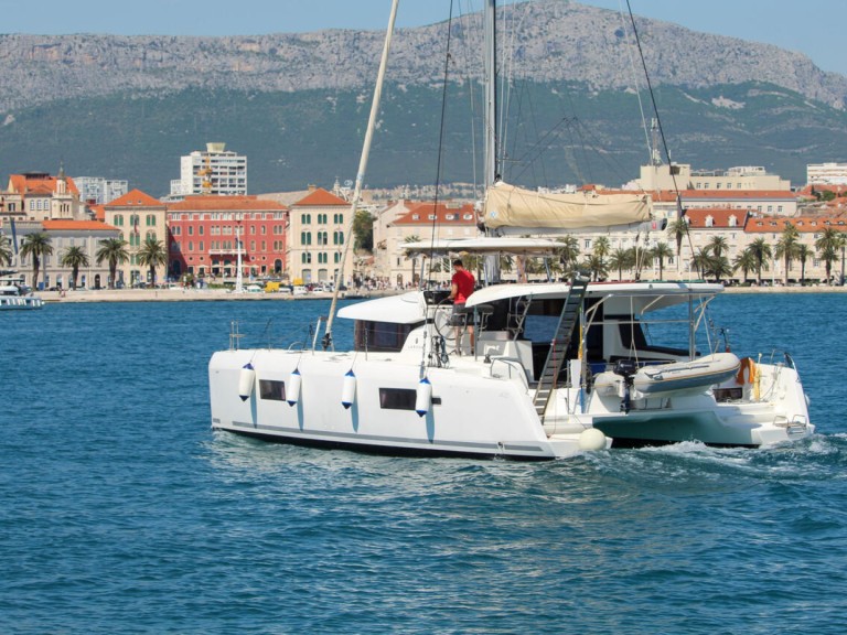 Bareboat Rental Catamaran Lagoon with a boat licence
