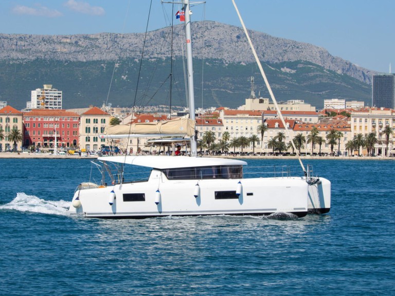 Bareboat Rental Catamaran Lagoon with a boat licence