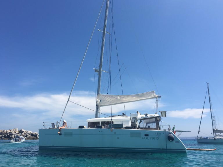 Lagoon Lagoon 450 charter bareboat or captained in  Cugnana Verde