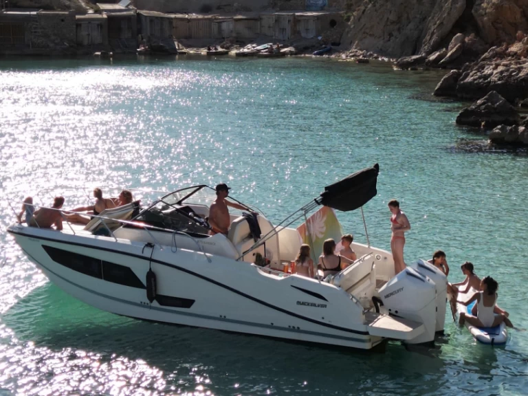 Motorboat rental with or without captain Quicksilver Sant Antoni de Portmany