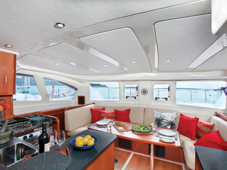 Bareboat Rental Catamaran Leopard Catamarans / Robertson & Caine with a boat licence