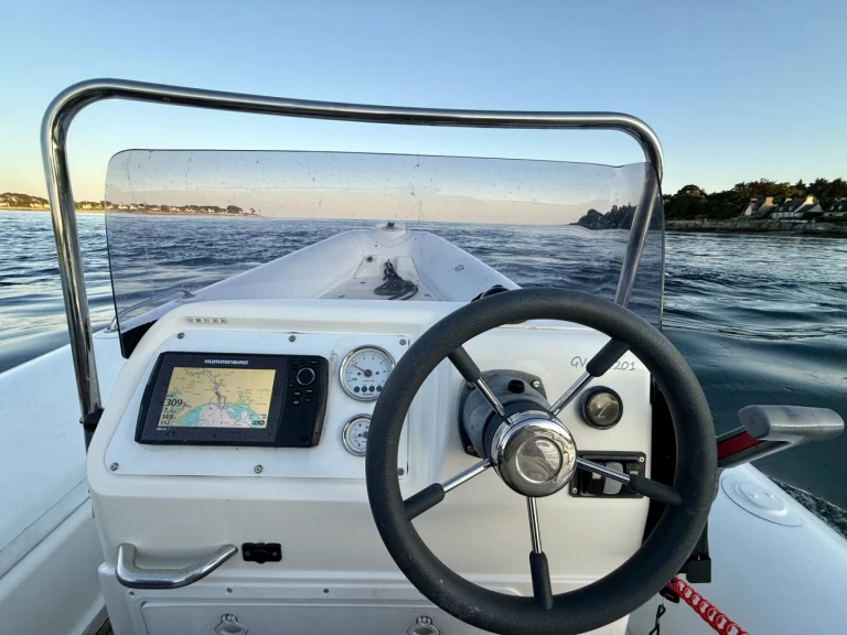 Bareboat Rental RIB Zodiac with a boat licence