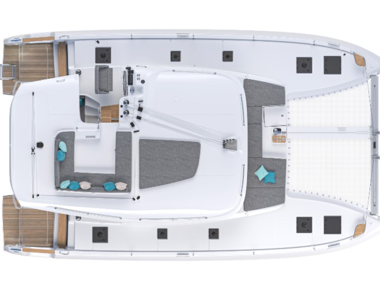 Catamaran rental with or without captain Lagoon Le Marin
