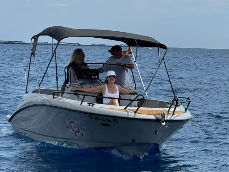 Bareboat Rental Motorboat Aqua24 with a boat licence