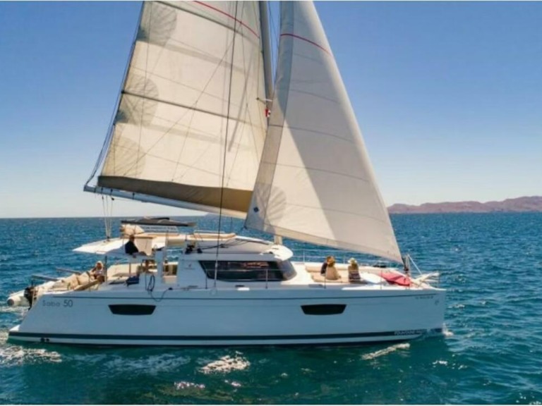 Catamaran rental with or without captain Fountaine Pajot La Paz