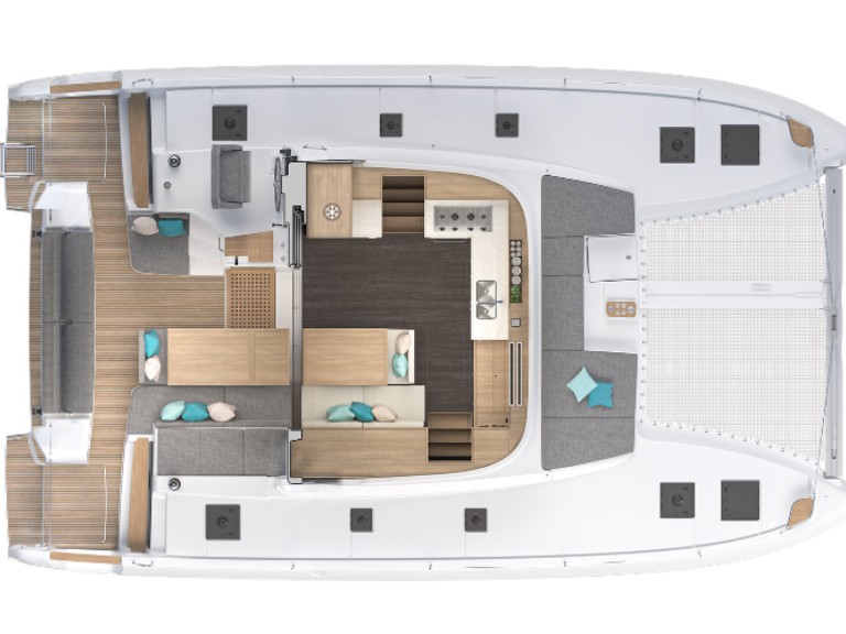 Catamaran rental with or without captain Lagoon Le Marin