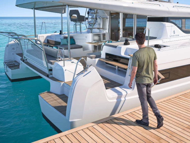 Bareboat Rental Catamaran Lagoon with a boat licence