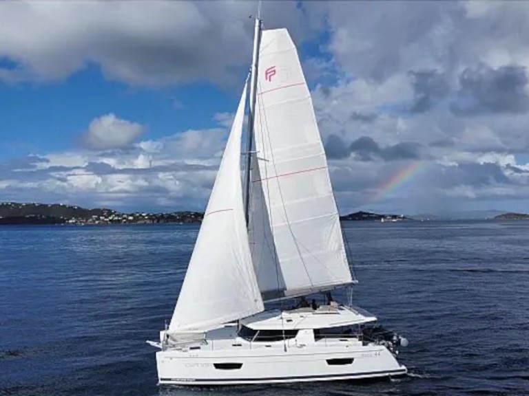 Bareboat Rental Catamaran Fountaine Pajot with a boat licence
