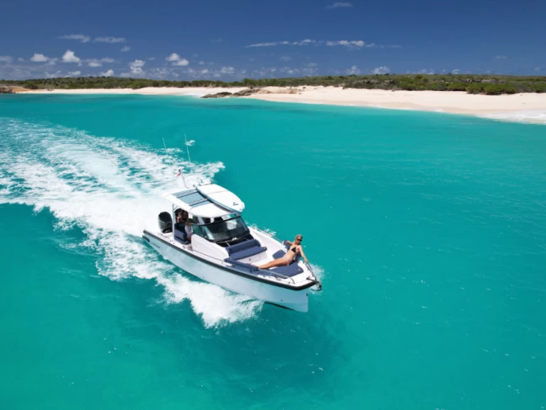 Bareboat Rental Motorboat Axopar with a boat licence